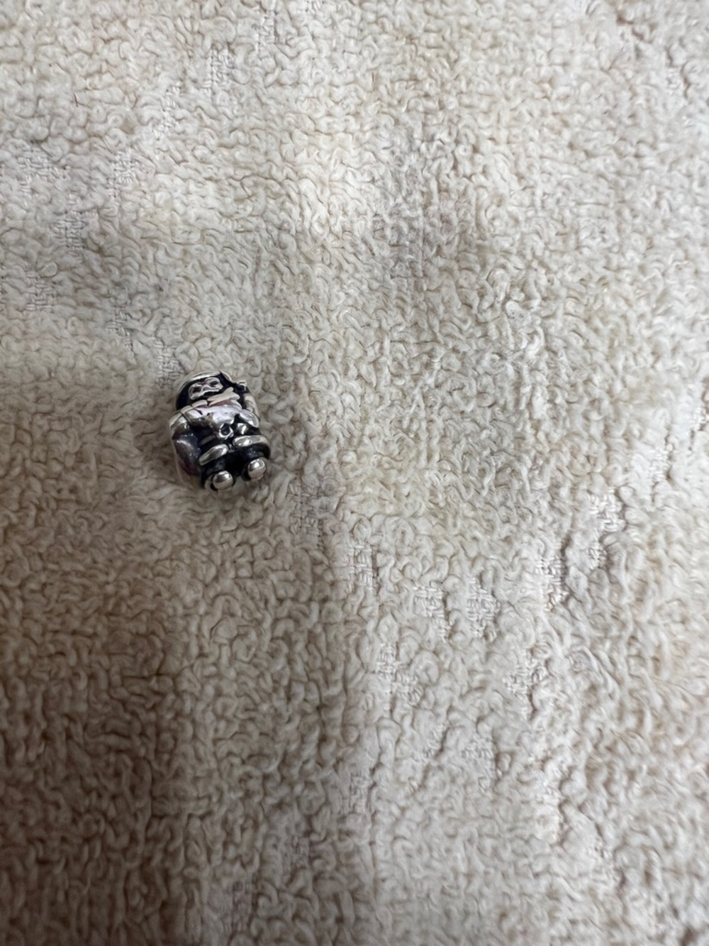 Pandora Silver Santa Charm Bead - Holiday Figure